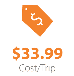 $33.99 cost/trip