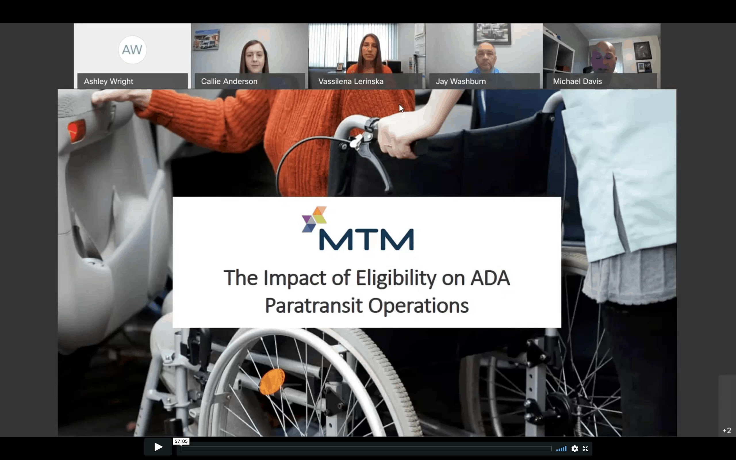 The Impact of Eligibility on ADA Paratransit Operations webinar