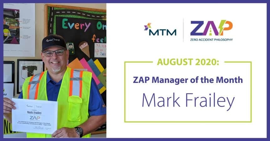 ZAP Manager of the Month Mark Frailey