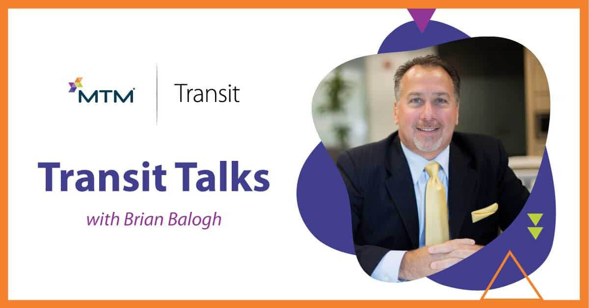MTM Transit Talks featuring Chief Operating Officer Brian Balogh. This month, Brian's message focuses on COVID-19 transit safety.