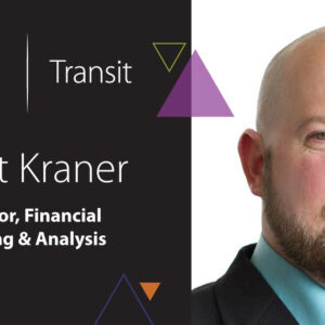 Following a seven-year long career with MTM Transit as a Pricing Analyst, Brant Kraner has been promoted to Director, Financial Planning and Analysis!