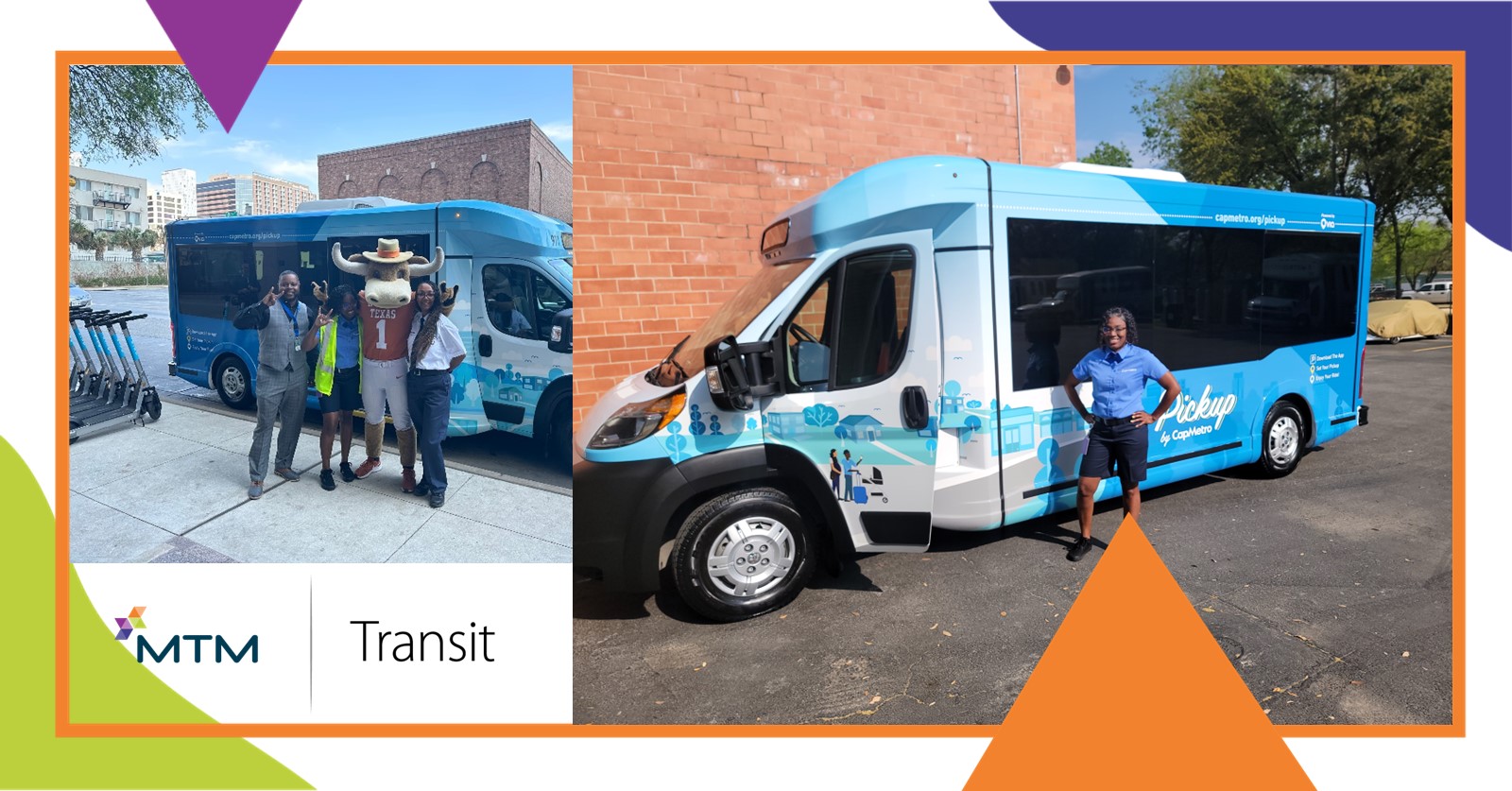 MTM Transit’s Austin team transported the Administrator of the Federal Transit Administration Nuria I. Fernandez and a contingency of her staff.