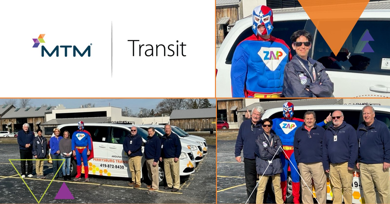 Our team in Perrysburg, Ohio recently celebrated five years of no preventable accidents with a visit from our safety mascot, ZAP Man!
