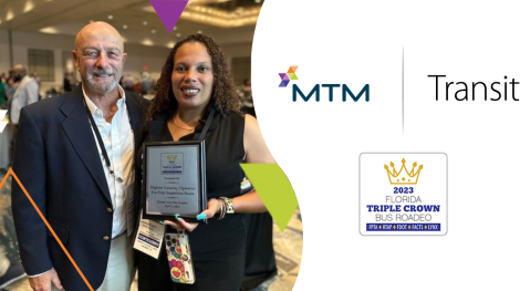 With a perfect score on her event, MTM Transit's Jamie Fairo won a coveted award at the 2023 Florida Triple Crown Bus Roadeo: the Highest Cutaway Operator Pre-Trip Inspection Score!