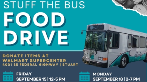 Stuff the bus food drive