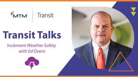 With winter quickly approaching, inclement weather is on the mind. In this quarter's Transit Talks, Senior Vice President of Operations Ed Overn discusses the importance of weather safety.