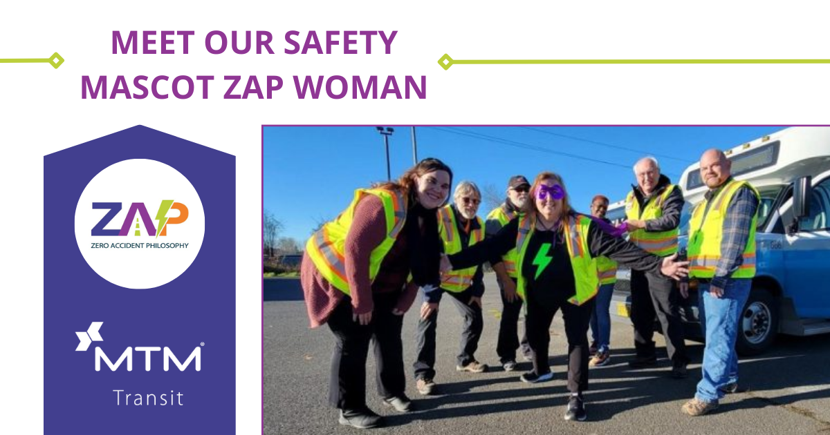 Michelle Banks, Safety and Training Manager at our Eugene location, has been named our safety mascot ZAP Woman—leading the charge for safety.