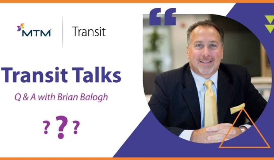 Transit Talks is back, this time with our Chief Operating Officer Brian Balogh! Every quarter, our Transit Talks series features our leaders' expertise.