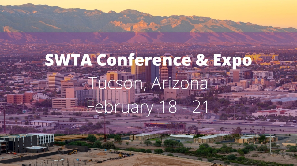 Join us at the SWTA 2025 Annual Conference & Expo in Tucson, Arizona from February 18-21! We’ll be at Booth #203. See you there!