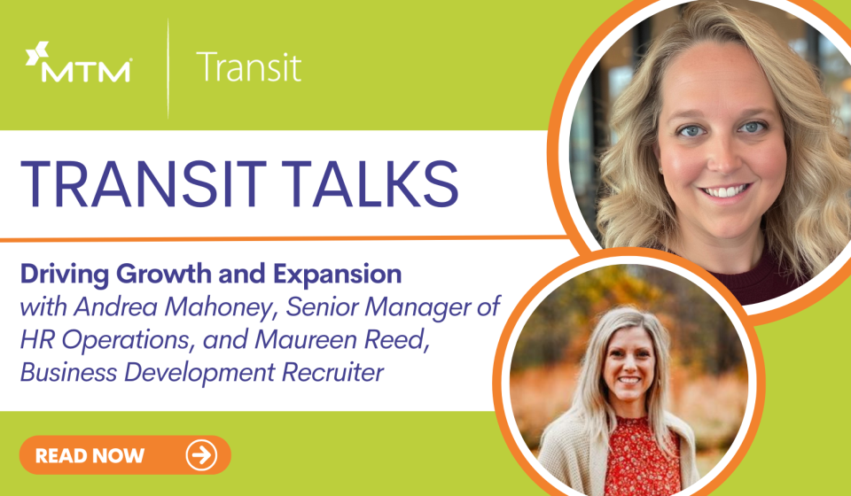 MTM Transit is growing, and we’re on the lookout for top talent! Explore opportunities and take a step in your transit industry career today!