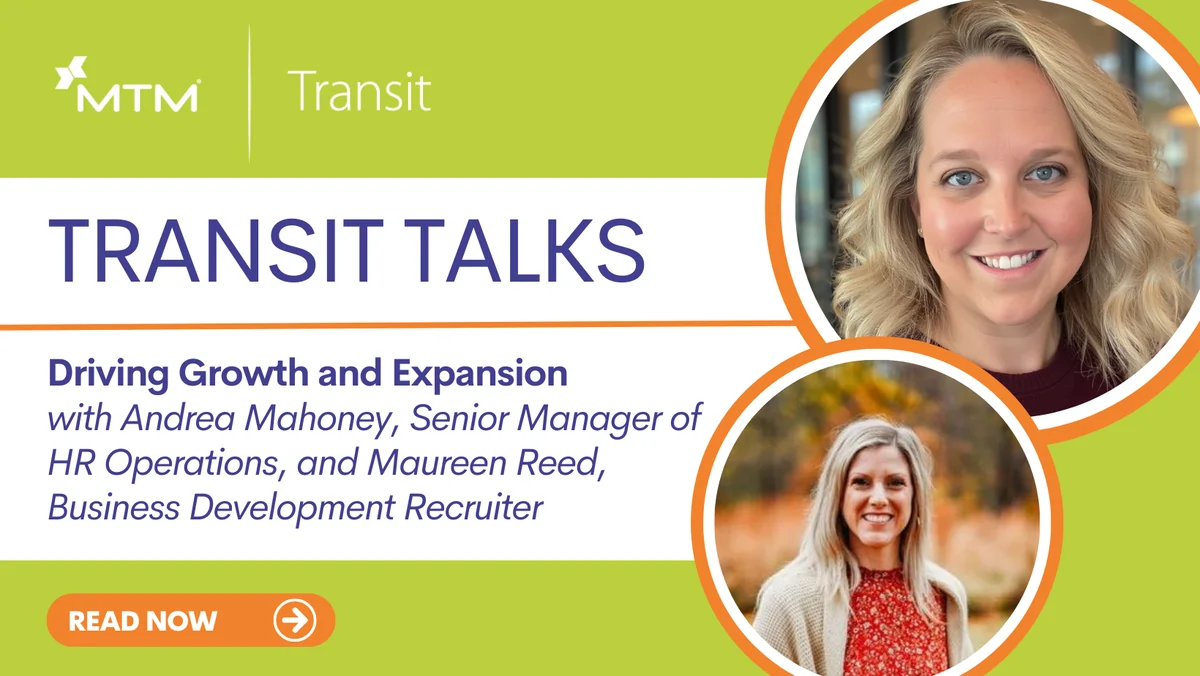 MTM Transit is growing, and we’re on the lookout for top talent! Explore opportunities and take a step in your transit industry career today!