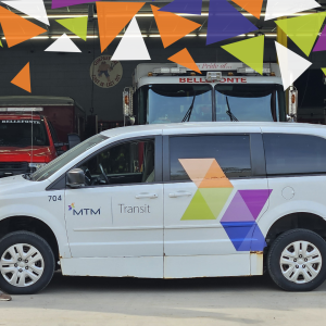 MTM Transit’s State College team recently hit 150 days accident and incident free and donated a vehicle to the local fire department.