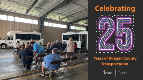 Celebrate 25 years of Allegan County Transportation! Learn how we’ve enhanced service and improved mobility for 110,000 passengers annually.