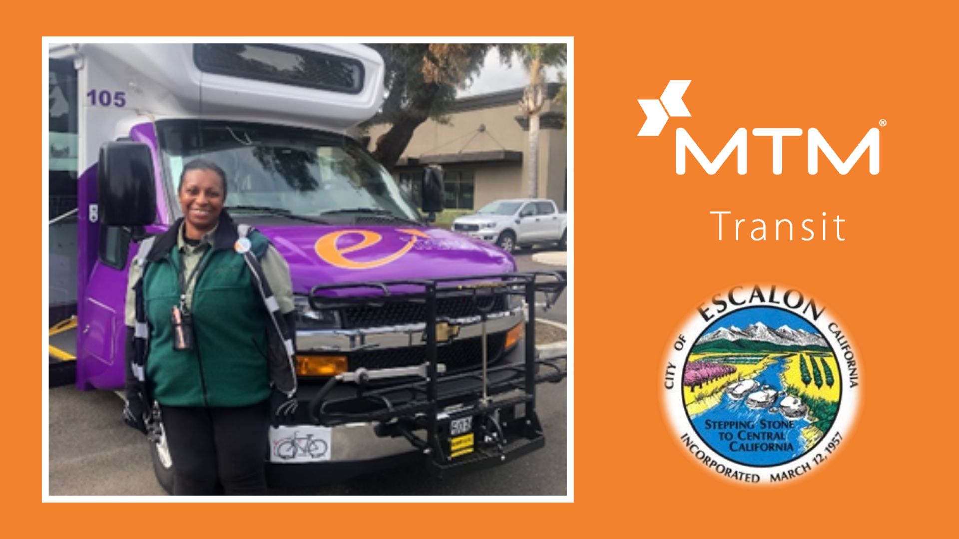 MTM Transit partners with the City of Escalon to operate the eTrans bus system, a free, door-to-door dial-a-ride service.