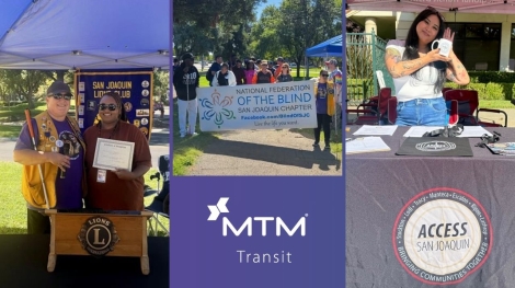 MTM Transit celebrated the White Cane Awareness Walk in San Joaquin, supporting the visually impaired community with transit resources.
