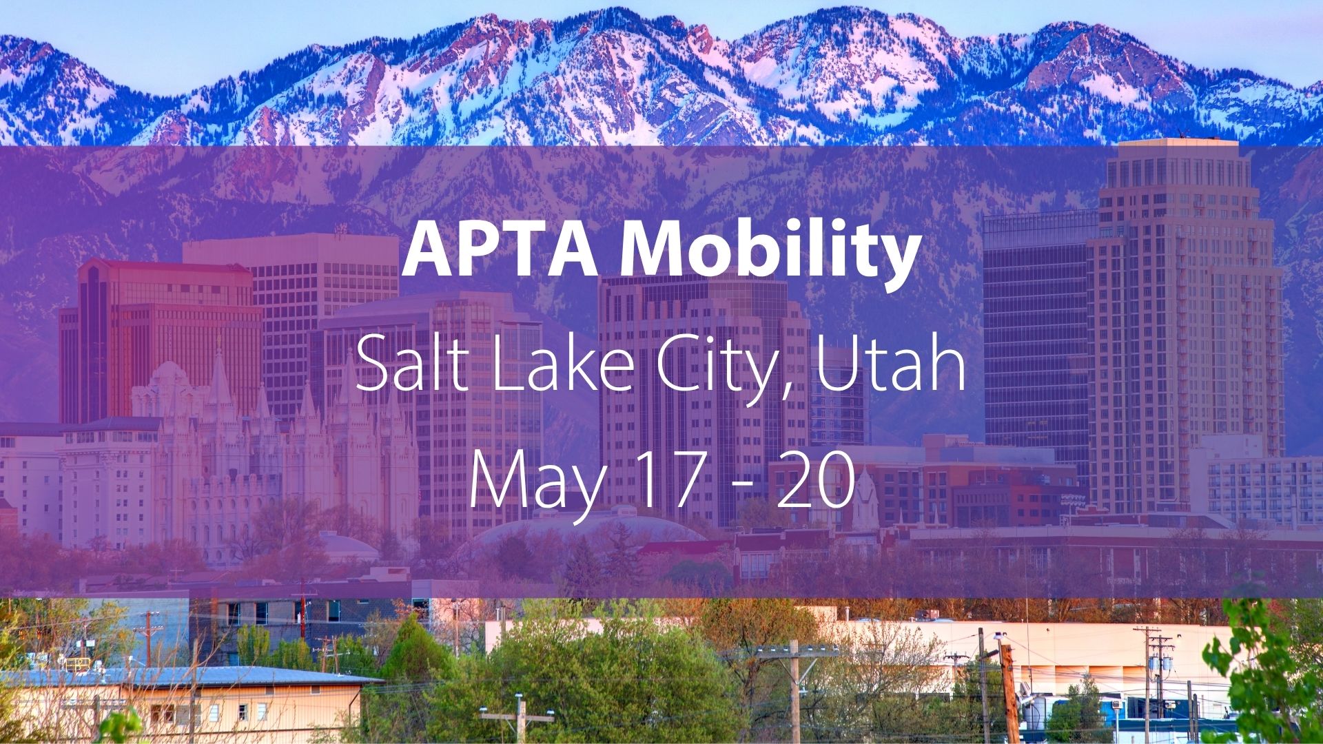 If you’re heading to the APTA Mobility Conference May 12–20, don’t miss our team at Booth 205 and explore our portfolio of mobility services.