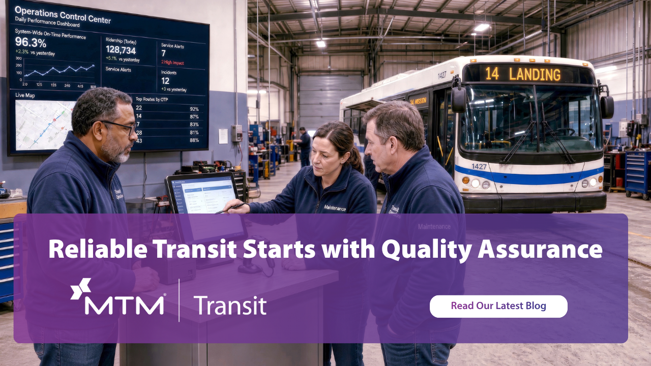 Quality assurance plays a critical role in improving transit operations, customer satisfaction, and compliance.