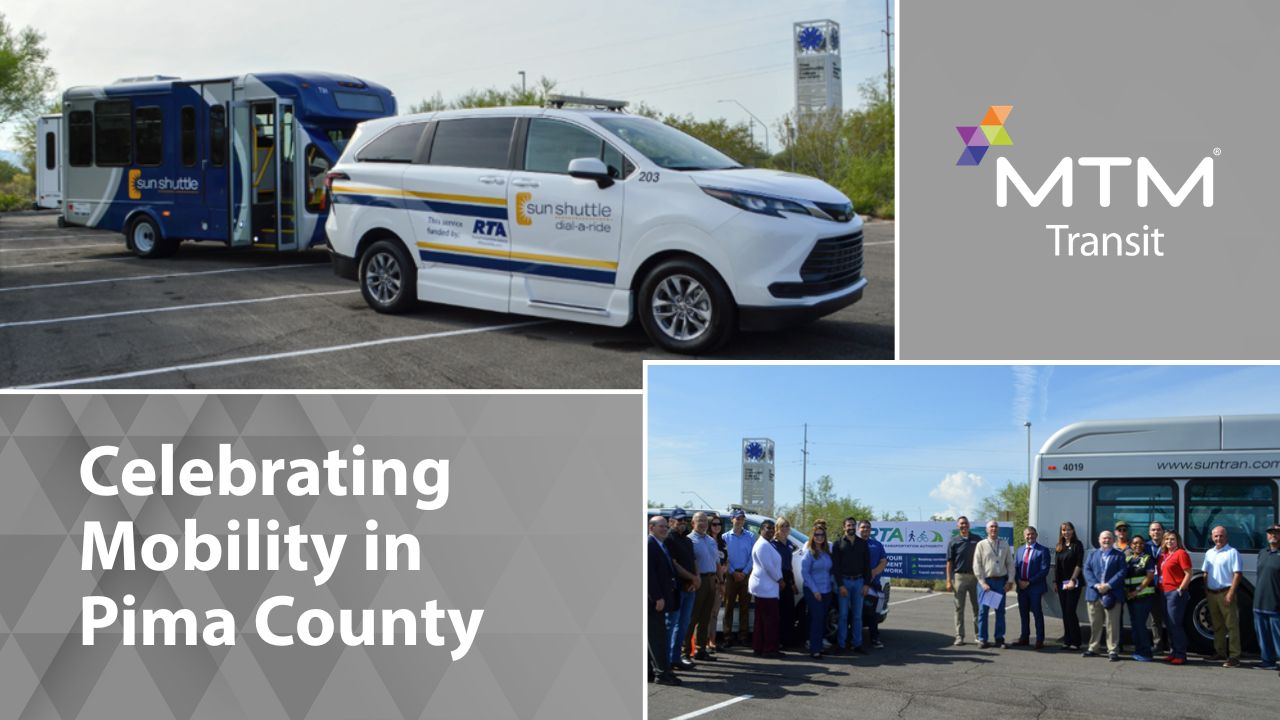 MTM Transit joined the RTA of Pima County's Building for Tomorrow kickoff event, celebrating transportation investments.